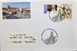 Vatican, Circulated Cover To Portugal, "Filatelic Event", "Münich Intl. Exhibition", "Architecture", 2011 - Cartas & Documentos