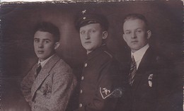 AK Foto 3 Junge Männer - Bergmann - Ca. 1910  (47471) - Mines