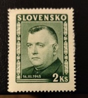 Slovaquie 1945 SK 124 Jozef Tiso Politiciens - Usati