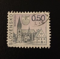 Slovaquie 2000 SK 316 Bardejov  Églises - Cathédrales - Basiliques - Chapelles | Hôtels De Ville | Patrimoine Mondial - Gebraucht
