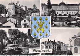 ** Lot De 3 Cartes ** 45 - MONTARGIS : Cartes Diversifiées - CPSM Dentelées Noir Blanc Grand Format 1950's - Loiret - Montargis