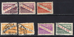 SAN MARINO - 1945 - TIPO A DOPPIA SEZIONE DENTELLATI IN MEZZO - USATI - Paketmarken