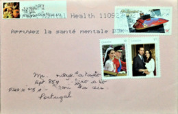 Canada, Circulated Cover To Portugal, "Monarchy", "British Royal Wedding Day", 2011 - Brieven En Documenten