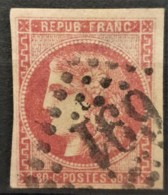 FRANCE 1870 - CAEN Cancel - YT 49 - 80c - 1870 Bordeaux Printing