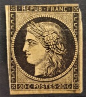 FRANCE 1849 - MLH - YT 3a - 20c - 1849-1850 Cérès