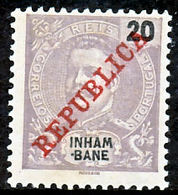 !										■■■■■ds■■ Inhambane 1911 AF#36(*) Mouchon Republica 20 Réis (x3298) - Inhambane