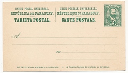 PARAGUAY - Entier Postal - Carte Postale 2 Centavos Vert - Paraguay