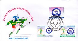 ⚽ "  100 ANS DE LA FIFA " Sur Env. 1er Jour De 2004 Du Pakistan FDC - Cartas & Documentos