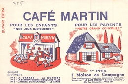 Ancien Buvard Collection Café Martin - Café & Thé