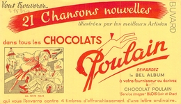 Ancien Buvard Collection Chocolat Poulain - Cocoa & Chocolat