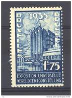 Belgique  -  1934  :   Yv  389  * - Neufs