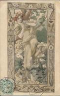 Delcampe - Jeune Femme Style Art Nouveau , Illustrateur :Pinkawa Anton , 1906 , Voir Scans - Pinkawa