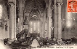 CPA    -   BRIGNAIS   -   INTERIEUR DE L ' EGLISE - Brignais