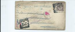 Great Britain Victoria Cover Redirected, Undelivered  Mail  Squared Circle Bradford 1899 - Storia Postale