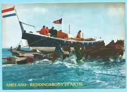 0751 - NEDERLAND - HOLLAND - AMELAND - HOLLUM - REDDINGSBOOT IN AKTIE - DRAFT HORSES - Ameland