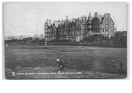 NORTH BERWICK THE MARINE HOTEL FROM THE GOLF LINKS PLIEE - Berwickshire