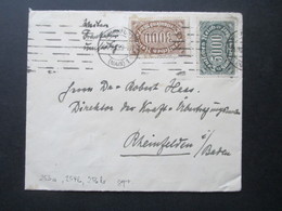 Infla 1923 Queroffset Nr. 254 Farbe B MiF Insgesamt 10 Marken Geprüft Einwandfrei Infla Berlin - Lettres & Documents