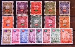 Liechtenstein - Timbres Taxe Oblitérés (série Incomplète) - Segnatasse