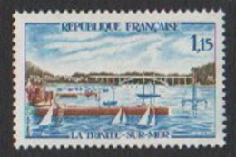 France Neuf Sans Charnière 1969 Architecture Pont Port De La Trinité Sur Mer Voilier YT 1585 - Ponti