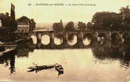 78   Yvelines     Mantes Sur Seine    Le Vieux Pont De Limay - Mantes La Ville