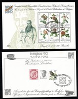 België/Belgique 1990 OBP/COB   2370/2375 (Bl 67) - Bl 67 Bis Belgica 90 - Obl / Used / Gebr. - Used Stamps