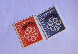 Suisse Switzerland - Série Europa 1959 Surchargé "réunion Des PTT"  MNH ** - Neufs