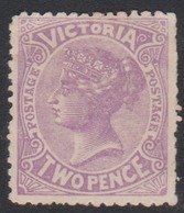Australia-Victoria SG 448 `906-13 Two Pence Reddish Violet, Mint Hinged - Mint Stamps