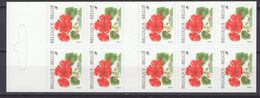 Carnet B32 (2850) Fleurs Buzin Pelargonium ** Belgique - Postzegelboekjes 1953-....