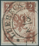 LÜBECK 3 BrfStk, 1859, 2 S. Rötlichbraun Auf Briefstück (Marke Zur Kontrolle Gelöst Und Mit Falz Befestigt), K2 LUEBECK  - Lubeck