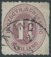 SCHLESWIG-HOLSTEIN 14 O, TATING, K1 Auf 11/4 S.rotlila, Pracht - Schleswig-Holstein