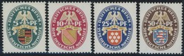 Dt. Reich 398-401 **, 1926, Nothilfe, Postfrischer Prachtsatz, Mi. 230.- - Sonstige & Ohne Zuordnung