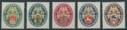 Dt. Reich 425-29 **, 1928, Nothilfe, Postfrischer Prachtsatz, Mi. 240.- - Sonstige & Ohne Zuordnung