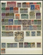 SAMMLUNGEN, LOTS O, 1921-23, 66 Verschiedene Gestempelte Kleinere Und Mittlere Werte Inflation, Meist Feinst/Pracht, All - Other & Unclassified