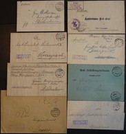 LOTS 1895/1931, 8 Verschiedene Belege Deutsche Dienst- Und Zustellungspost Mit Avers-Dienst- Und Poststempeln, Prachterh - Sonstige & Ohne Zuordnung