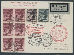 ZULEITUNGSPOST 66 BRIEF, Österreich: 1930, Schweizfahrt, Aufgabe Wien Am 10.5., Am 19.5. Mit Südamerikafahrtstempel Vers - Zeppelins