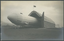 ALTE ANSICHTSKARTEN 1911, LZ 8 Deutschland, Fotokarte Der Luftschiff-Ausfahrt Aus Der Halle In Baden-Baden (Stationierun - Sonstige & Ohne Zuordnung