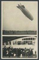 ALTE ANSICHTSKARTEN LZ 127, Fotokarte Zeppelin-Landung In Mannheim Am 19.10.1930, Ungebraucht, Pracht - Sonstige & Ohne Zuordnung