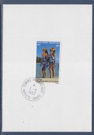 = Polynésie Centre Philatélique De Papeete 3.8.1992 Tahiti N°367 De 1990 Le Paréo Journée Mondiale Du Tourisme - Briefe U. Dokumente