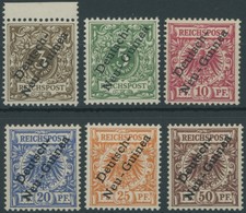 DEUTSCH-NEUGUINEA 1-6 **, 1897, Krone/Adler, Postfrischer Prachtsatz, Mi. 320.- - Deutsch-Neuguinea
