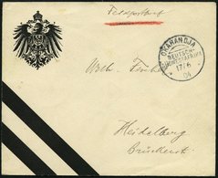 DSWA OKAHANDJA, 17.6.04, Patriotischer Feldpostbrief Von Der II. Kompanie Nach Heidelberg, Pracht - Deutsch-Südwestafrika