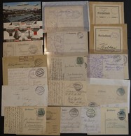 FELDPOST I.WK 1911/18, Interessante Partie Truppenübungsplätze (teils In Besetzen Gebieten): 23 Feldpostbriefe, Karten,  - Oblitérés