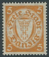 FREIE STADT DANZIG 193xa **, 1924, 5 Pf. Rötlichorange, Postfrisch, Pracht, Mi. 80.- - Sonstige & Ohne Zuordnung