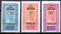 Soudan: Yvert N° 48-50-52*; 3 Valeurs - Neufs