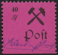GROSSRÄSCHEN 27IV **, 1945, 40 Pf. Schwarz Auf Lila, Type IV, Pracht, Mi. 200.- - Privatpost