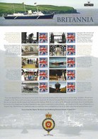 Gran Bretagna, 2013 CS20 60° Ann. Del Varo Della Nave Britannia, Smiler, Con Custodia, Perfetto - Personalisierte Briefmarken