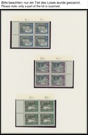 JAHRGÄNGE 218-32 VB **, 1962/3, 2 Komplette Postfrische Jahrgänge, 3-10x, Teils In Viererblocks Aus Der Bogenecke, Saube - Sonstige & Ohne Zuordnung