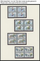 JAHRGÄNGE Ab 838-79 VB **, 1989/90, Postfrisch Komplett In Viererblocks Auf Leuchtturmseiten, Prachterhaltung, Mi. 432.- - Sonstige & Ohne Zuordnung