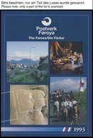 FÄRÖER **, 4 Verschiedene Jahreshefte: 1989 Und 1991-93, Postfrisch, Pracht - Faroe Islands