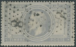 FRANKREICH 32 O, 1869, 5 Fr. Graulila, Nummernstempel 8, Bugspur Sonst Pracht, Mi. 1000.- - Sonstige & Ohne Zuordnung