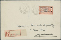 FRANKREICH 239 BRIEF, 1929, 2 Fr. Le Havre Mit Sonderstempel Auf Einschreibbrief, Pracht - Sonstige & Ohne Zuordnung